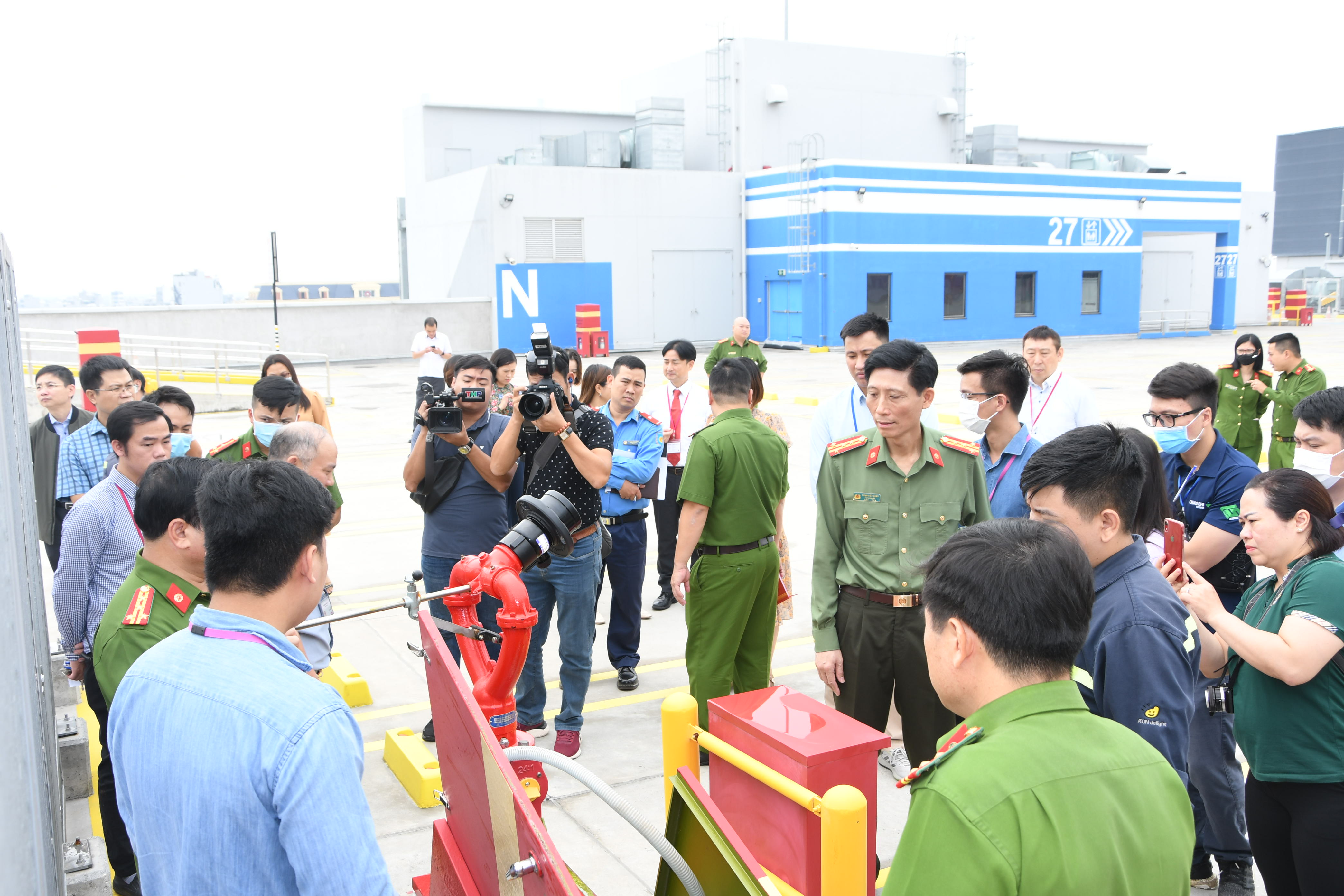 Công ty TNHH Aeon Mall Việt Nam chi nhánh Hải Phòng chấp hành nghiêm quy định phòng cháy, chữa cháy và cứu nạn, cứu hộ